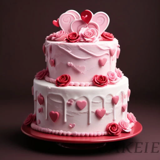 Valentine Tier Cake